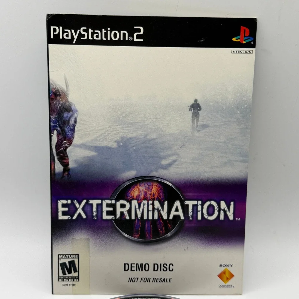 Sony PlayStation 2 Extermination Demo Disc PS2 SCUS-97160‎ Survival Horror Retro